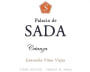 Palacio de Sada Crianza Vinas Viejas Garnacha 2010 Front Label
