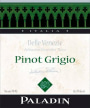 Paladin Pinot Grigio 2014 Front Label