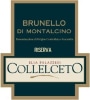 Palazzesi Elia Az. Agr. Collelceto Brunello di Montalcino Elia Riserva 2007 Front Label
