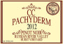 Claypool Cellars CC Pachyderm Hurst Vineyard Pinot Noir 2012 Front Label