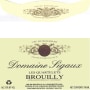 Pardon & Fils Brouilly Les Quartelets 2014 Front Label