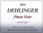 Dehlinger Goldridge Pinot Noir 2014  Front Label