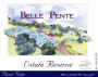 Belle Pente Estate Reserve Pinot Noir 2003 Front Label