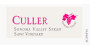 Culler Wines Sawi Vineyard Syrah 2007 Front Label