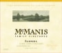 McManis Family Vineyards Barbera 2015  Front Label