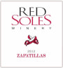 Red Soles Winery Zapatillas 2012  Front Label