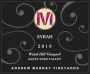 Andrew Murray Watch Hill Vineyard Syrah 2010 Front Label