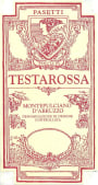 Pasetti Vini Montepulciano d'Abruzzo Testarossa 2007 Front Label