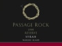 Passage Rock Wines Reserve Syrah 2008 Front Label