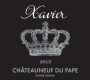 Xavier Vignon Xavier Chateauneuf-du-Pape 2015  Front Label