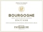 Patriarche Bourgogne Pinot Noir 2014 Front Label