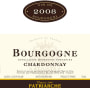 Patriarche Bourgogne Chardonnay 2008 Front Label