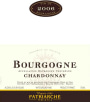 Patriarche Bourgogne Chardonnay 2006 Front Label