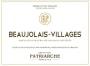 Patriarche Beaujolais - Villages 2012 Front Label