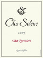 Clos Solene Ma Premier Red 2009 Front Label