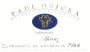 Paul Osicka Wines Majors Creek Vineyard Shiraz 2009 Front Label