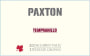 Paxton Vineyards Tempranillo 2013 Front Label