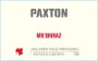 Paxton Vineyards Shiraz 2013 Front Label