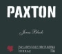 Paxton Vineyards Jones Block Shiraz 2007 Front Label