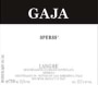 Gaja Sperss Barolo 1996 Front Label