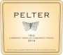 Pelter Winery Trio Cabernet Merlot Cabernet Franc 2014 Front Label