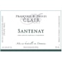 Francoise & Denis Clair Santenay Blanc 2015 Front Label