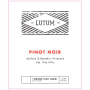 LUTUM Sanford & Benedict Pinot Noir 2014 Front Label