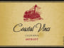 Coastal Vines Cellars Merlot 2012 Front Label