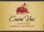 Coastal Vines Cellars Cabernet Sauvignon 2012 Front Label