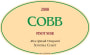Cobb Wines Rice-Spivak Vineyard Pinot Noir 2008 Front Label