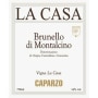 Caparzo Brunello di Montalcino Vigna La Casa 2008 Front Label