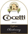 Cocetti Wines Chardonnay 2012 Front Label