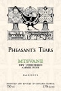 Pheasant's Tears Amber Wine Mtsvane 2011 Front Label