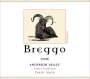 Breggo Cellars Savoy Vineyard Pinot Noir 2008 Front Label