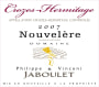 Philippe & Vincent Jaboulet Crozes-Hermitage Nouvelere 2007 Front Label
