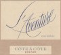 L'Aventure Cote A Cote 2015 Front Label