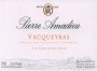 Pierre Amadieu Vacqueyras La Grangeliere 2012 Front Label