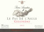 Pierre Amadieu Gigondas Le Pas de l'Aigle 2012 Front Label
