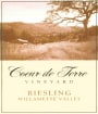 Coeur de Terre Vineyard Riesling 2012 Front Label