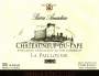 Pierre Amadieu Chateauneuf-du-Pape La Paillousse 2015 Front Label