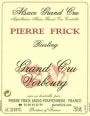 Pierre Frick Vorbourg Alsace Grand Cru Riesling 2012 Front Label