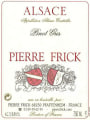 Pierre Frick Pinot Gris 2012 Front Label