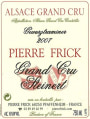 Pierre Frick Steinert Alsace Grand Cru Gewurztraminer 2007 Front Label