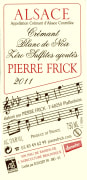 Pierre Frick Cremant d'Alsace Zero Sulfites Blanc de Noirs 2011 Front Label