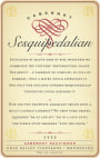 Cole Bailey Vineyards Sesquipedalian Cabernet Sauvignon 2005 Front Label
