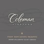 Coleman Vineyard Pinot Noir Estate Reserve 2008 Front Label