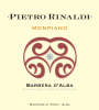 Quinta da Pedra Alta Barbera d'Alba Monpiano 2013 Front Label