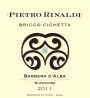 Quinta da Pedra Alta Barbera d'Alba Bricco Cichetta Superiore 2011 Front Label