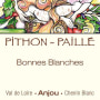 Pithon-Paille Anjou Les Bonnes Blanches Blanc 2013 Front Label