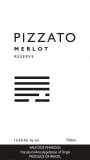 Pizzato Vinhas e Vinhos Reserva Merlot 2012 Front Label